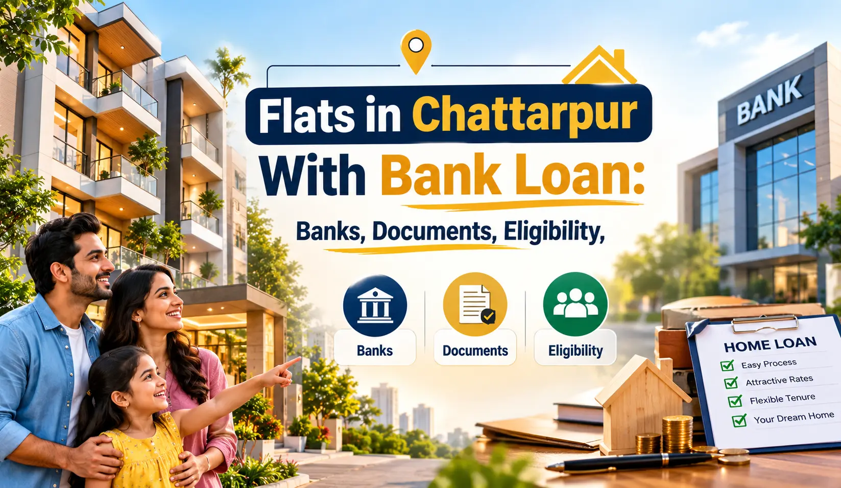 flats in chattarpur bank loan guide